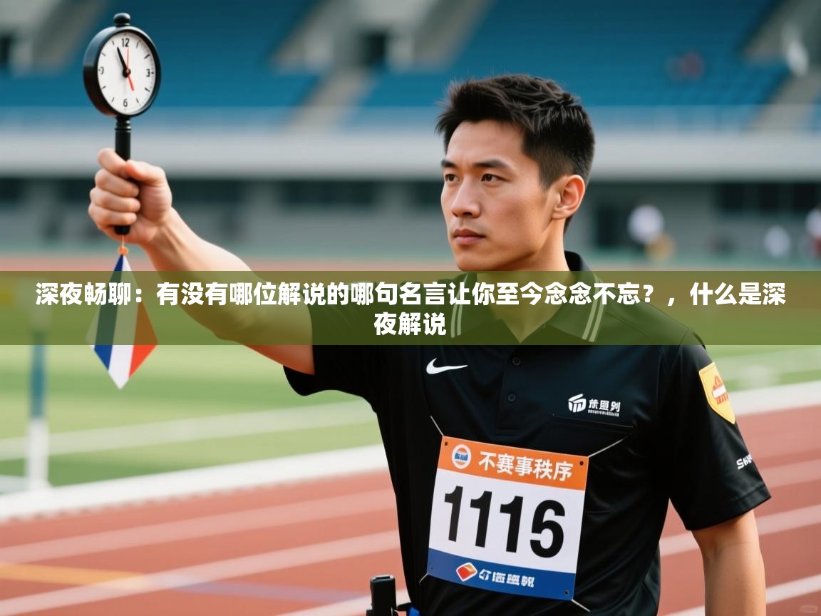 爱游戏娱乐app下载-深夜畅聊:有没有哪位解说的哪句名言让你至今念念不忘?,什么是深夜解说 第4张